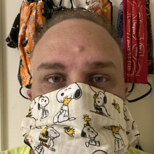 Peanuts Snoopy Face Mask