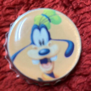Goofy Bottle Cap Magnet - a bottle cap with Goofy on it. #Goofy