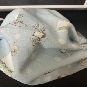 Snoopy Ice Skating Face Mask