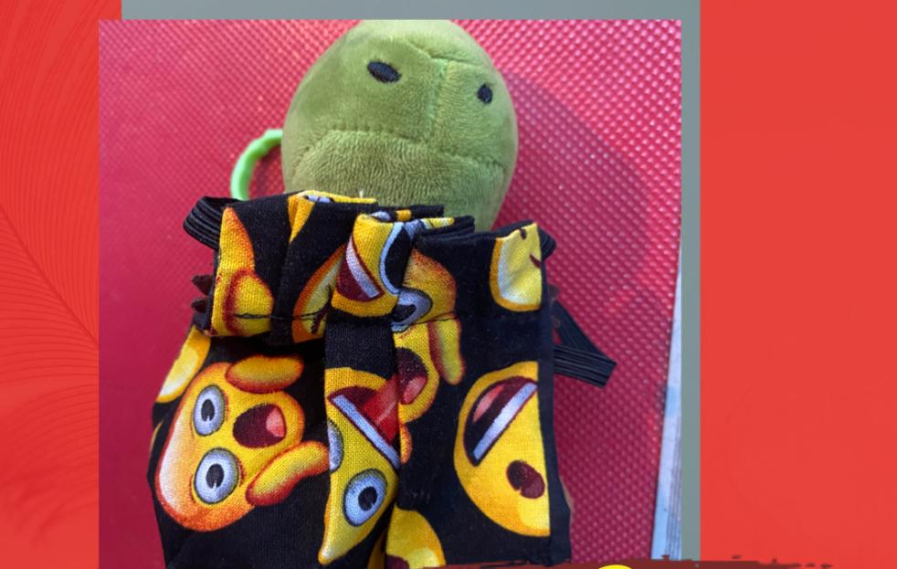 It's Van again! I am ready for my next adventure this time it is another resting adventure. This time I am using the face mask as a sleeping bag!