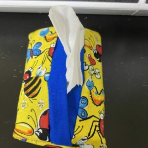 Happy Bugs Pocket Tissue Holder - a handmade way to keep your pocket tissue pack in. #PocketTissueHolder #Bugs