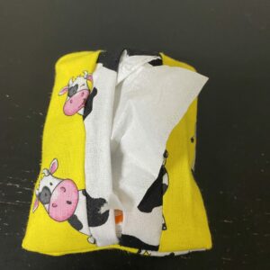 Holstein Cow Pocket Tissue Holder - This Holstein cow can hold those pocket tissue packets for you. #Cows #HolsteinCows