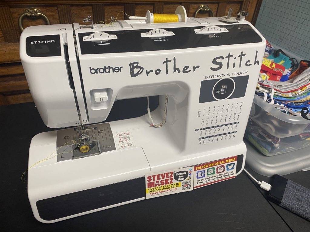 how to add a LED Strip to your sewing machine before