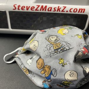 Gray Peanuts Gang Face Mask