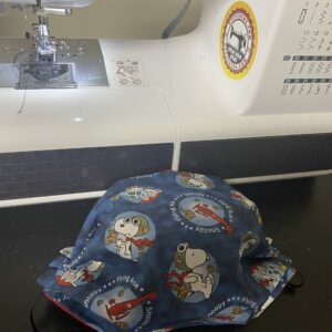 Snoopy Flying Ace Face Mask - That World War I flying ace, Snoopy is on this face mask. #Snoopy #SnoopyFaceMask #FlyingAce #SnoopyFlyingAce