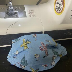 Spike Face Mask - This face mask has Spike on it. Spike is a sibling of Snoopy. #Snoopy #SnoopyFaceMask #Spike #SpikeFaceMask