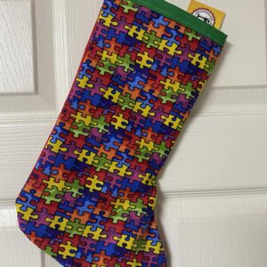 Autism Awareness Christmas Stocking