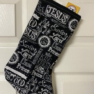 Names of Jesus Christmas Stocking