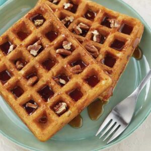 Butter Pecan Waffles