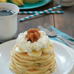 Banana Walnut Pancakes