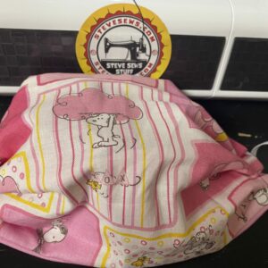 Pink Snoopy & Woodstock Face Mask - #Snoopy #Woodstock