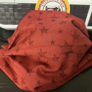 Sheriff Badge Face Mask - this face mask features Stars and the Sheriff star badge. #Sheriff