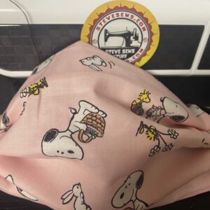 Snoopy & Woodstock Easter Face Mask - An Easter-themed face mask with Snoopy and Woodstock. #Easter #Snoopy #Woodstock