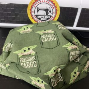 Precious Cargo Grogu Face Mask - That beloved Baby Yoda character Grogu is on this face mask. #Grogu #BabyYoda