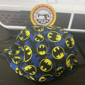 Batsignal Face Mask - This Batman-themed face mask has the Batsignal on it. #Batman #Batsignal