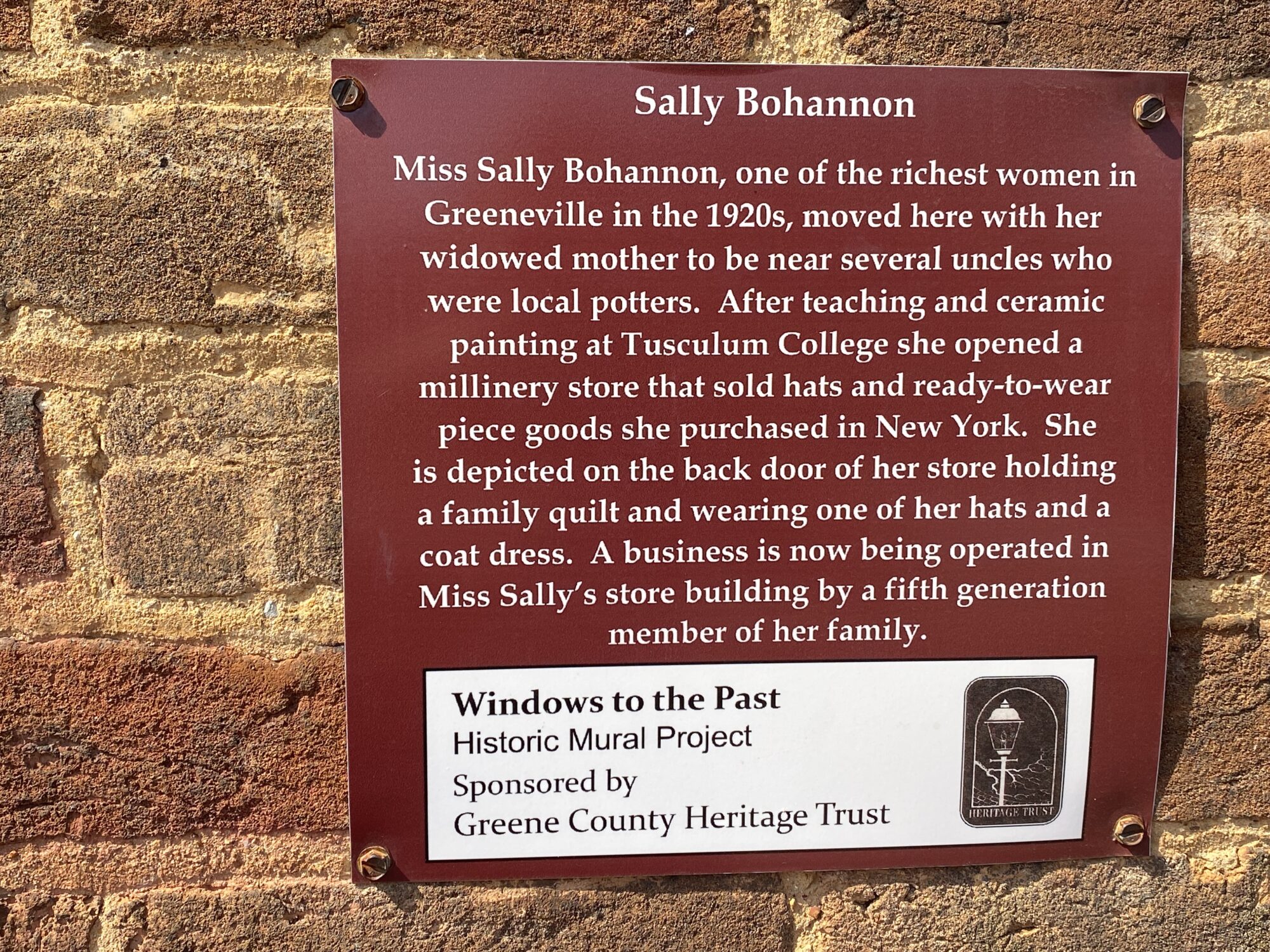 Sallie Rose Bohannon Quilt Painting - you can see this painting Ali g the Downtown Greeneville Quilt Trail. It actually is with one of the stops. #SallieBohannon #SallyBohannon #GreenevilleTN 