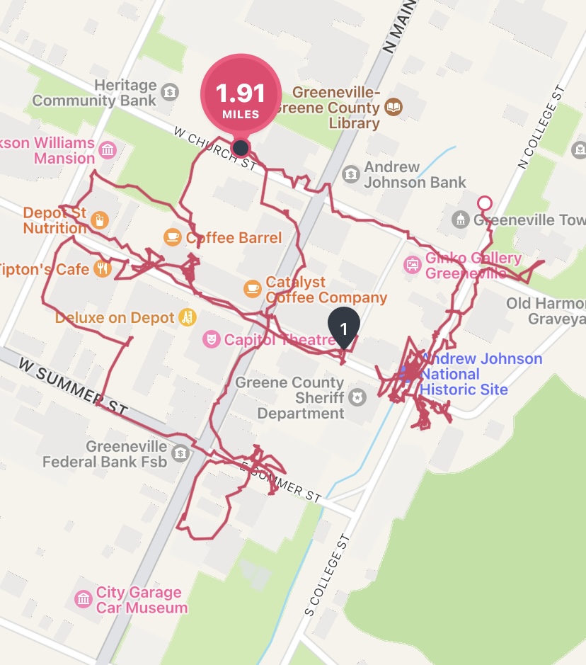 Downtown Greeneville Follow the Quilt Trail 