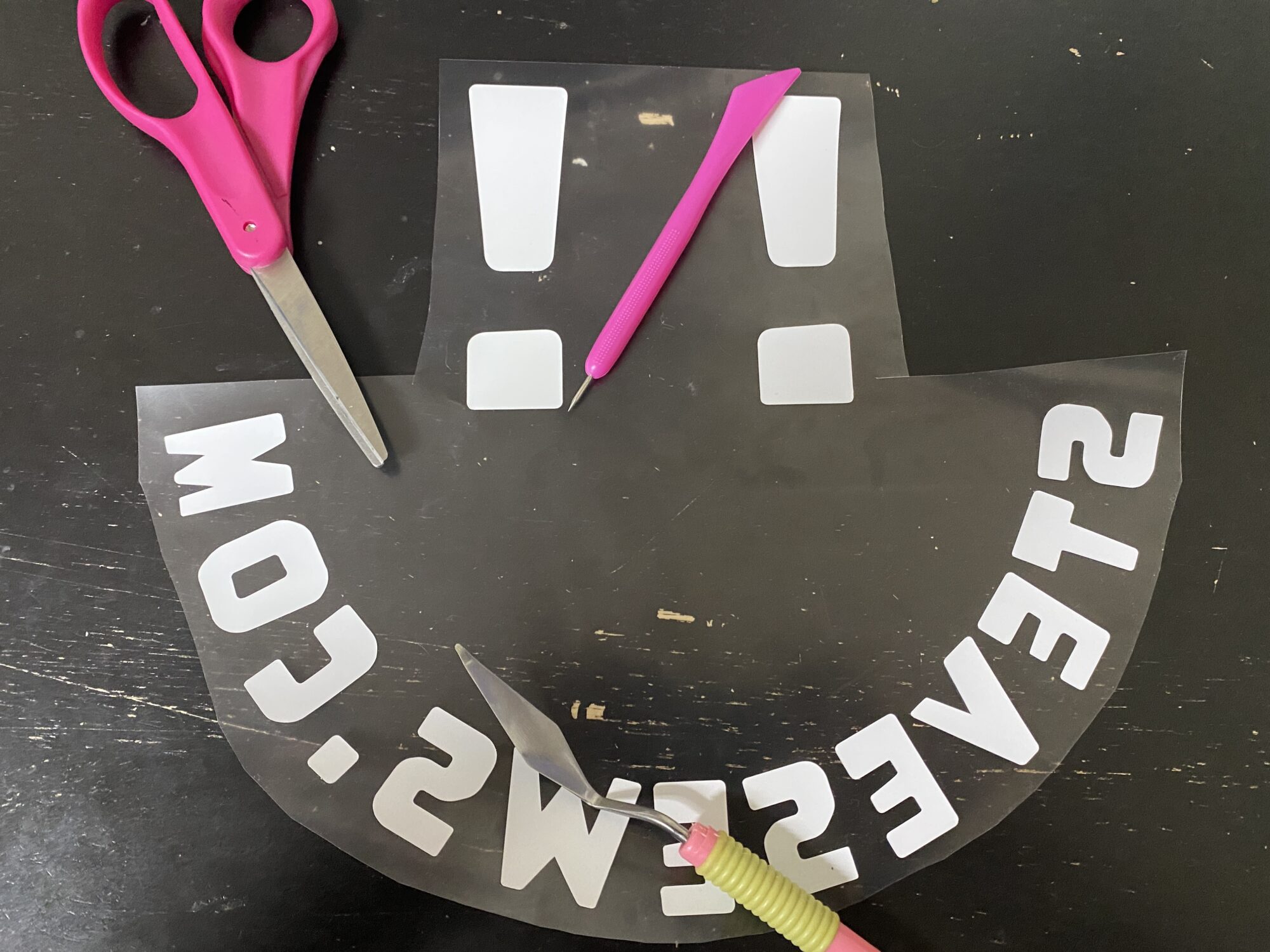 HTV is ready to be applied. 