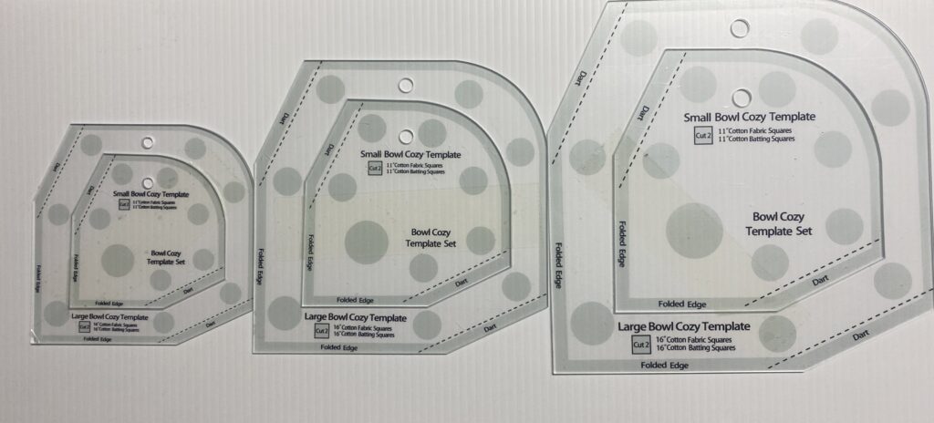 My Misprinted bowl cozy rulers I received! #bowlcozy