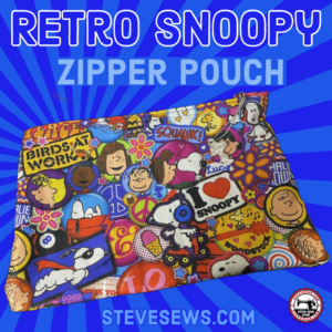 Retro Snoopy Zipper Pouch
