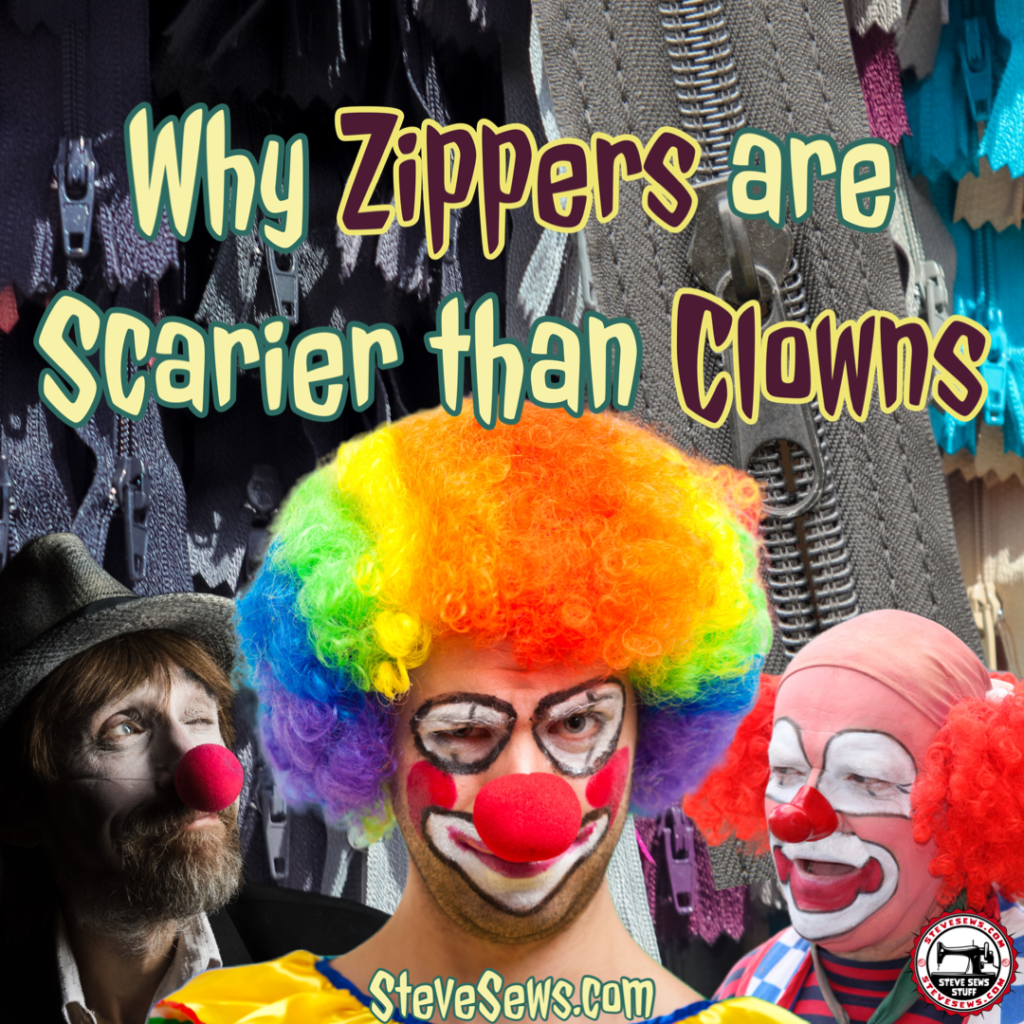 Why Zippers are Scarier than Clowns #zippers #clowns