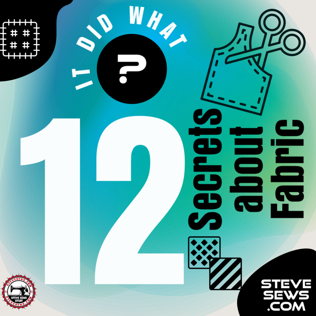 It did what? 12 Secrets about Fabric - some secrets or things you might not have known about fabric. #fabric #fabricsecrets