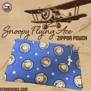 Snoopy Flying Ace Zipper Pouch