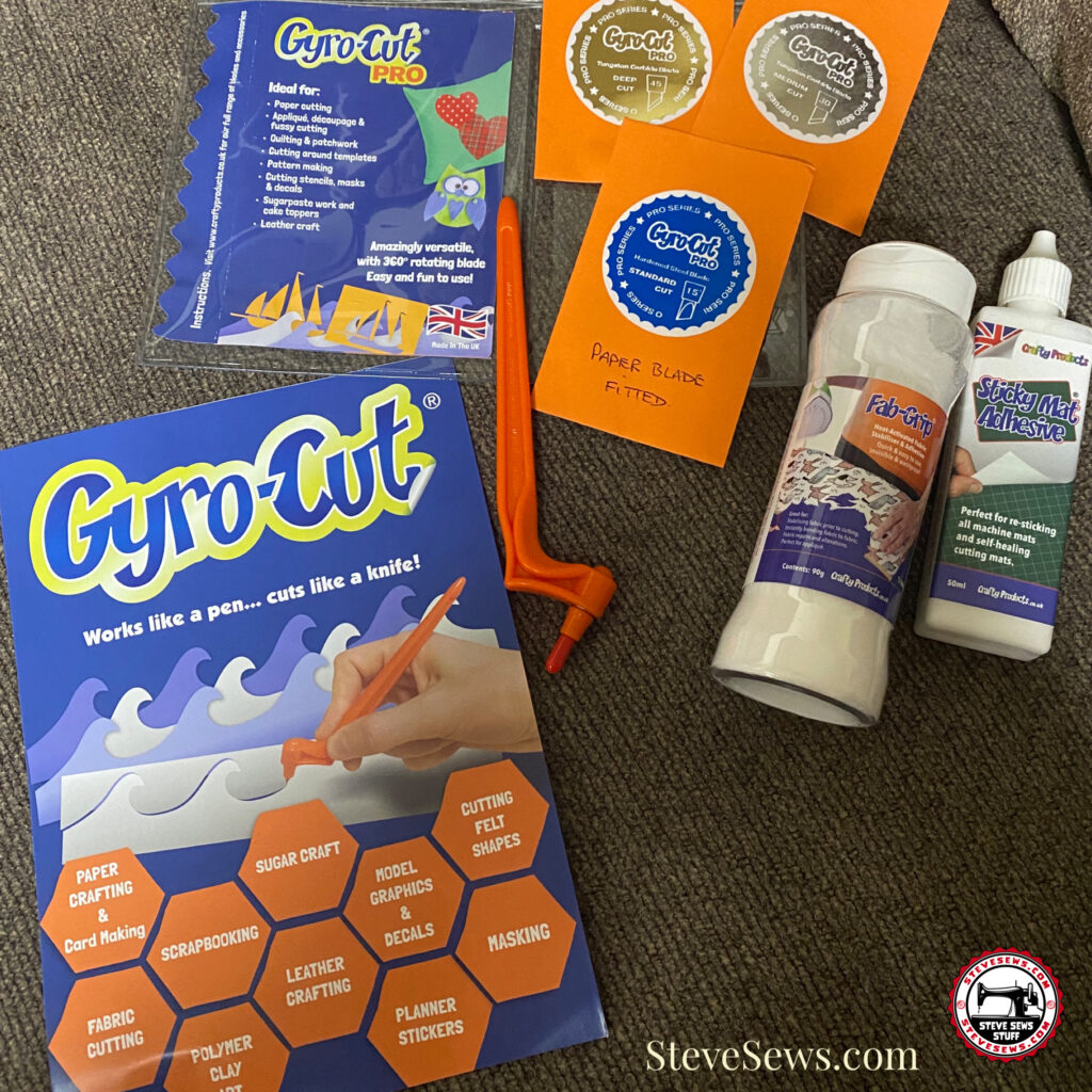 The Gyro-Cut PRO tool is a precision cutting tool that uses a unique gyroscope-like mechanism to help users achieve more accurate and intricate cuts on various materials such as paper, cardboard, foam board, vinyl, leather, and fabrics. #GyroCut #GyroCutPro