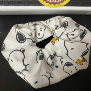 Snoopy & Woodstock Scrunchie is a scrunchie with Snoopy and Woodstock on it. #Snoopy #Woodstock #Scrunchie