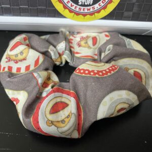 Sock Monkey Scrunchie