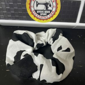 Holstein Cow Pattern Scrunchie is a Scrunchie with the Holstein Cow pattern on it. #Holstein