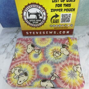 Snoopy Tie-Dye Zipper Pouch