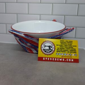 Oilslick Patriotic Star Bowl Cozy