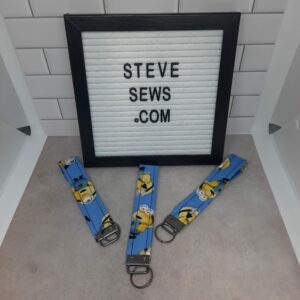 Minions Wrist Key Fob Keychain Lanyard