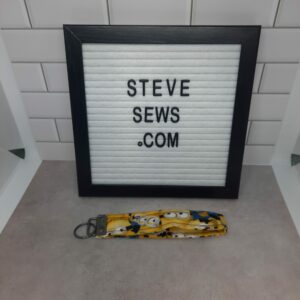 Minions Wrist Key Fob Keychain Lanyard