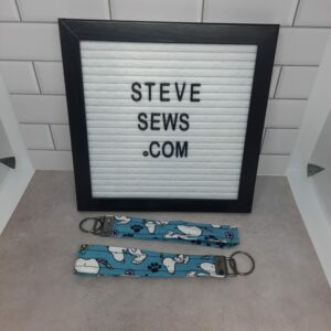 Snoopy Wrist Key Fob Keychain Lanyard