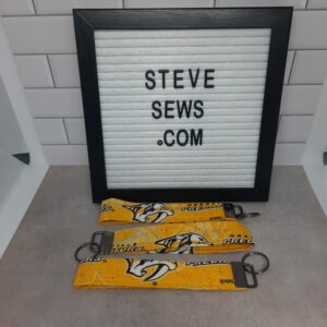 Nashville Predators Wrist Key Fob Keychain Lanyard
