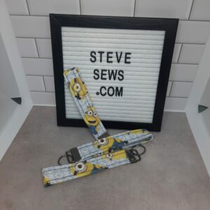 Minions Wrist Key Fob Keychain Lanyard