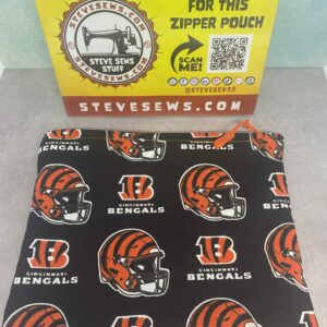 Cincinnati Bengals Zipper Pouch