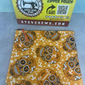 Tennessee Vols Sugar Skulls Zipper Pouch