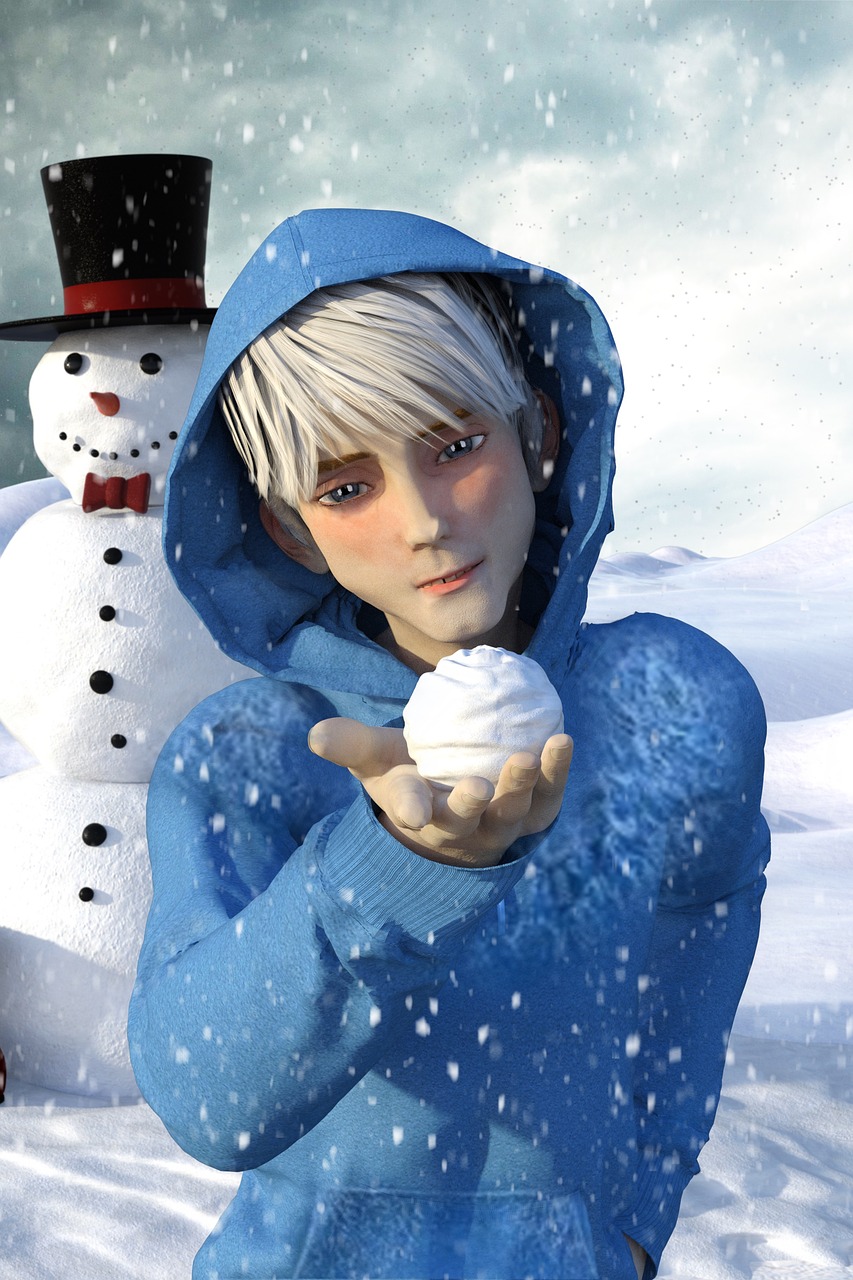 winter, snow, jack frost