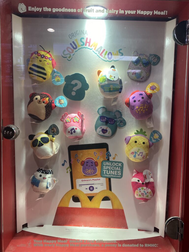 Squishmallow’s McDonald’s Display​